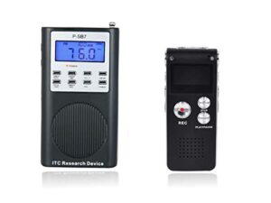 ghost hunt p-sb-7 spirit box & digital voice recorder