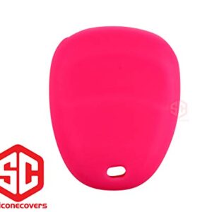 1x New Key Fob Remote Silicone Cover Fit/For Select GM Vehicles (1x Pink)