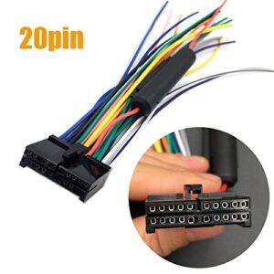 Allmost Wire Harness Compatible with 20 Pins BE9ACP, BE10ACP, BE7ACP, Black