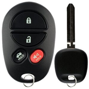 keylessoption keyless entry remote control fob uncut car key for gq43vt20t