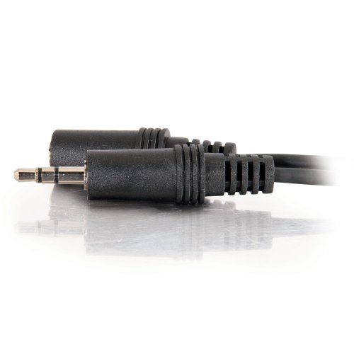 C2G 40410 3.5mm M/F Stereo Audio Extension Cable, Black (50 feet, 15.24 Meters)