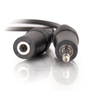 C2G 40410 3.5mm M/F Stereo Audio Extension Cable, Black (50 feet, 15.24 Meters)