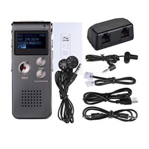 CYzpf 8GB/16GB Digital Voice Recorder Mini Portable Professional Dictaphone Stereo HD Recording Device with MP3 Player for Meetings Interviews and Lectures,Purple,16GB