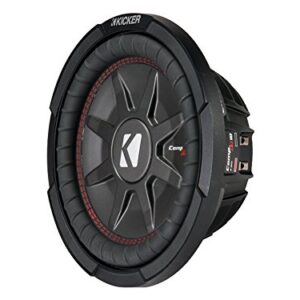 KICKER CompRT10 10-Inch (25cm) Subwoofer, DVC, 2-Ohm, 400W