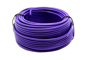 best connections audiopipe copper clad stranded car audio primary remote wire (18 gauge 50′, purple)