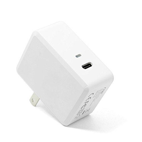 RND Fast (3A) USB Type-C (USB-C) Wall Charger for Google (Pixel/Pixel XL), LG (G5, G6, V20, V30), Nexus (5X/6P), OnePlus (2/3), Samsung Galaxy (S8, S8 Plus, Note 8) and all Type C devices (white)