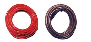 10 ft – 8 gauge power wire red ga guage ground awg 5 feet red 5 feet black