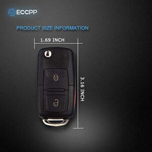 ECCPP 1X 3 Button Antitheft Keyless Entry Systems 315MHz Uncut Keyless Entry Remote Key Fob Replacement for Mercury for Lincoln for Ford for Mazda Series CWTWB1U212