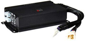 mb quart na2-320.4 compact four channel, 320 watt powersports amplifier, black