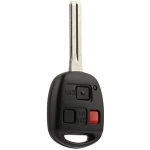 key fob keyless entry remote fits gx470 lx470 2003 2004 2005 2006 2007 2008 2009 (hyq1512v)