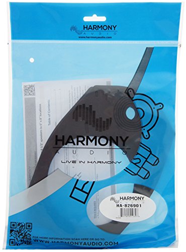 Harmony Audio Compatible with 2007-2015 Jeep Patriot HA-826901 6x9 Front Door Aftermarket Speakers Adapter Kit
