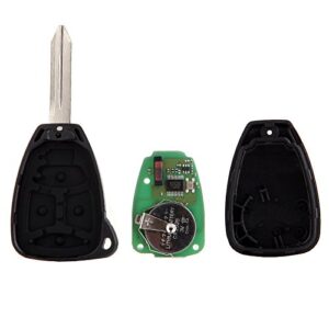 ECCPP Uncut Keyless Entry Remote Key Fob OHT692713AA OHT692427AA OHT692714AA KOBDT04A (2X)