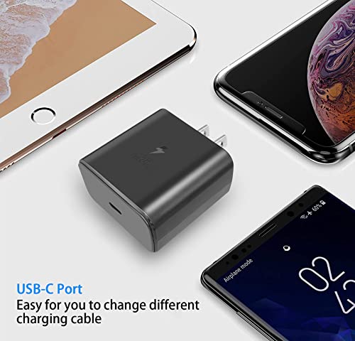 Type C Charger,Samsung 45W USB-C Super Fast Charging Wall Charger for Samsung Galaxy S23/S23 Ultra/S23+ S22 Ultra/S22/S22 Plus/Note 10/10 Plus,S21/Z Fold 4/Z Flip 4,Galaxy Tab S8/S8+/S8 Ultra