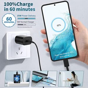 Type C Charger,Samsung 45W USB-C Super Fast Charging Wall Charger for Samsung Galaxy S23/S23 Ultra/S23+ S22 Ultra/S22/S22 Plus/Note 10/10 Plus,S21/Z Fold 4/Z Flip 4,Galaxy Tab S8/S8+/S8 Ultra