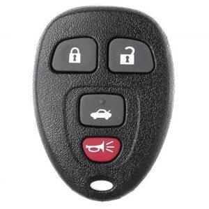 eccpp 1x key fob shell case keyless entry remote control car replacement fit for 07 08 09 10 11 12 13 14 15 16 for buick for gmc for cadillac for chevy for saturn for pontiac series ouc60270