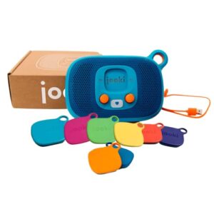 jooki music player for kids core bundle – portable audio player- screen free imagination building (player + 8 tokens)