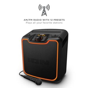 Ion Sport XL - High-Power All-Weather Rechargeable Bluetooth and NFC Enabled Speaker - MK3 (Renewed)