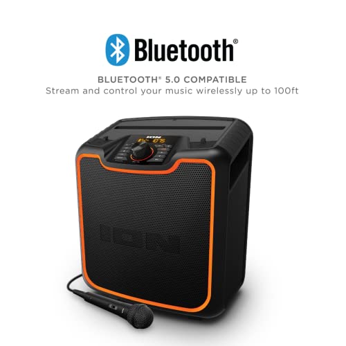 Ion Sport XL - High-Power All-Weather Rechargeable Bluetooth and NFC Enabled Speaker - MK3 (Renewed)