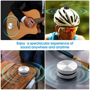 Docooler True Wireless Speakers Wirelessly Sound Creative Portable Speaker Bone Conduction Speakers Mini Loud Stereo Sound Built-in Mic Sound Box (1 Pack)