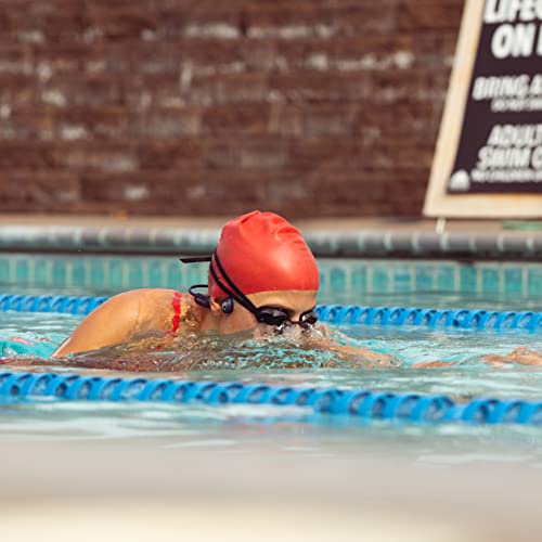 Seriously, No Bluetooth - Waterproof 8 GB Swimbuds Bone Conduction Bundle for Swimming with Music | Drag and Drop MP3, AAC, M4a, FLAC Using PC or Mac (No Spotify, or Other Streaming Services)