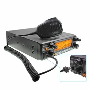 AnyTone AT-5555N II Upgraded 10 Meter Radio Noise Reduction High Power 60W AM PEP/50W FM/SSB 60W(PEP) Mobile Transceiver with CTCSS/DCS for Truck