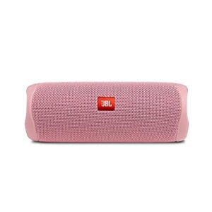 JBL Flip 5 Waterproof Portable Wireless Bluetooth Speaker Bundle with Megen Hardshell Protective Case - Pink