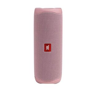 JBL Flip 5 Waterproof Portable Wireless Bluetooth Speaker Bundle with Megen Hardshell Protective Case - Pink