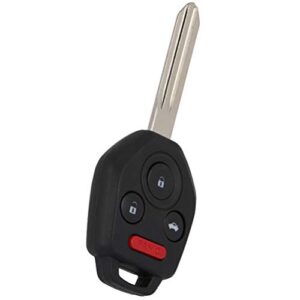 SCITOO Keyless Entry Remote Key Fob Replacement for 1 X 4 Button Uncut Car Key for Subaru Tribeca 2011-2014 1pc FCC CWTWB1U811 4D-62 315MHz