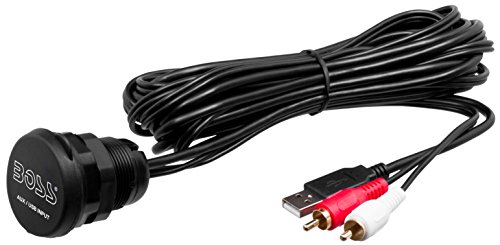 BOSS Audio Systems MUSB35 Universal USB 3.5mm 6 foot long Auxiliary Interface Mount and Cable