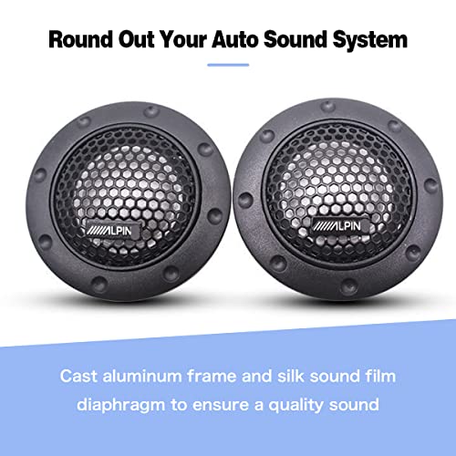 Tweeters for Car Audio Car Stereo Speaker, Aluminum Frame and Diaphragm Tweeter 4 ohm 320 Watts Sound StereoTweeters Speakers for Car Audio