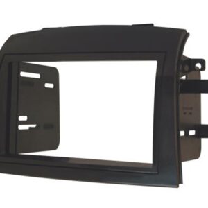 Scosche TA2088B Compatible with 2004-10 Toyota Sienna ISO Double DIN Dash Kit Black