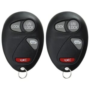 2 New Keyless Entry Remote Key Fob for 2001-2005 Venture Silhouette Montana (L2C0007T) 1 Door