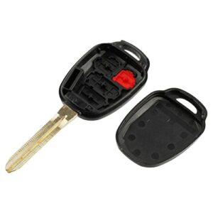 Key Fob Keyless Entry Uncut Remote Shell Case & Pad fits Toyota 2012-2014 Camry HYQ12BDM