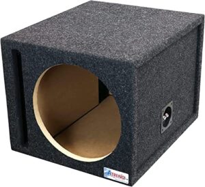 bbox single vented 15 inch subwoofer enclosure – spl audio tuned single vented car subwoofer boxes & enclosures – premium subwoofer box improves audio quality, sound & bass – nickel finish terminals