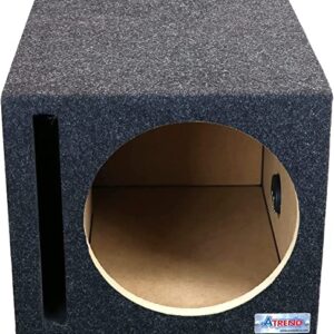 Bbox Single Vented 15 Inch Subwoofer Enclosure - SPL Audio Tuned Single Vented Car Subwoofer Boxes & Enclosures - Premium Subwoofer Box Improves Audio Quality, Sound & Bass - Nickel Finish Terminals