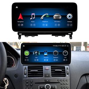android 10.25inch hd1920 screen upgrade display monitor multimedia player gps navigation for mercedes benz c180 c200 c280 c300 c350 w204 s204 (2007-2010) ntg4.0