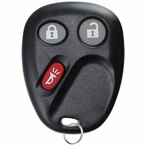 keylessoption replacement 3 button keyless entry remote control key fob for 15008008, 15008009, 15051014