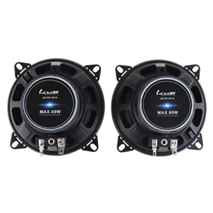 ePathChina 4 inch 60W 2-Way Full Range Frequency Car Audio Stereo Speaker Automobile Loudspeaker 2 pcs