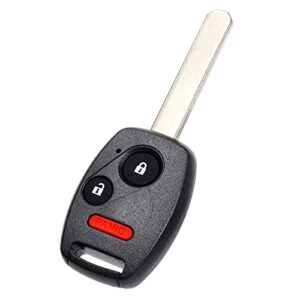 npauto key fob replacement for honda crv crz accord fit insight 2007 2008 2009 2010 2011 2012 2013 2014 2015 keyless entry remote control car ignition key fobs (mlbhlik-1t, 3 button, 1pcs)