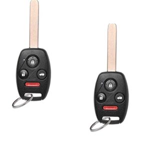 bestha 2 key fob replacement kr55wk49308 for honda accord 2008 2009 2010 2011 2012 pilot 2009 2010 2011 2012 2013 2014 2015 keyless entry remote uncut head control