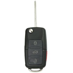 keyless2go replacement for new keyless entry remote car key fob for vehicles that use hlo 1j0959753t