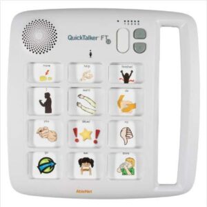 ablenet quicktalker ft 12 speech device that is easy-to-us; product number: 10000037