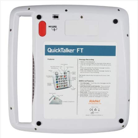 AbleNet QuickTalker FT 12 Speech Device That is Easy-to-us; Product Number: 10000037