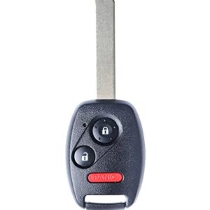 Car Remote Control Uncut Ignition Chip Key Keyless Entry fit for 2005-2010 Honda Odyssey/2006-2014 Ridgeline (OUCG8D-380H-A) 1 Pack