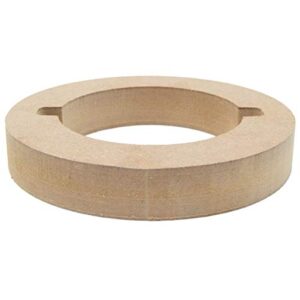 Custom MDF Tweeter Adapter Rings 2.91" ID x 4.33" OD Car Audio Installation (3 Pairs - 6 Rings)