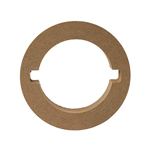 Custom MDF Tweeter Adapter Rings 2.91" ID x 4.33" OD Car Audio Installation (3 Pairs - 6 Rings)