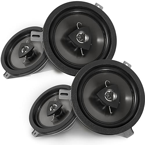 4 Pack for 2007-2018 Jeep Wrangler JK JKU, Replace for Kicker Speaker Upgrade, 77KICK10