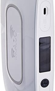 HALO Power Station 100, Portable 110VAC/100Watt w/AC Outlet, USB Ports, Wireless Phone Charging Station, Floodlight, Carry-on Approved, Pearl White