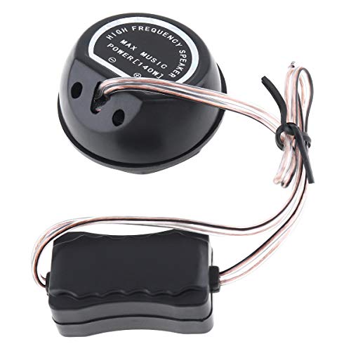 ePathChina 2pcs 140W T280 High Efficiency Mini Dome Tweeter Speakers for Car Audio System