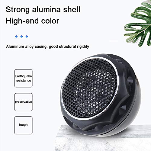 ePathChina 2pcs 140W T280 High Efficiency Mini Dome Tweeter Speakers for Car Audio System